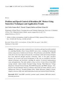 Position and Speed Control of Brushless DC Motors 