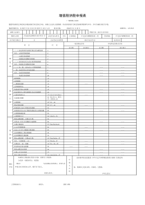 最新增值税纳税申报表(主表、附表一、附表二)