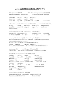 JAVA英语单词 (1)