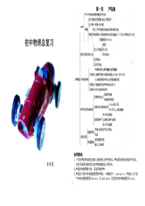 初中物理总复习知识点总结