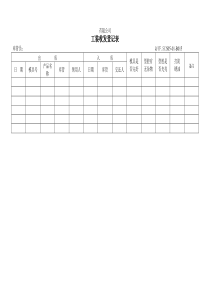 TS16949体系工装收发登记表