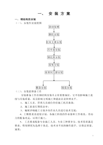 轻钢安装方案