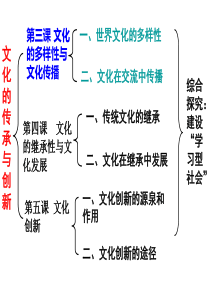 高二文化生活3.1世界文化的多样性