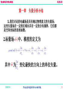 谢处方电磁场与电磁波复习课件