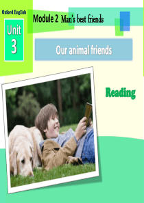 (完整PPT)our-animal-friends课件