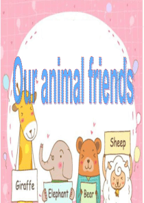 Our-animal-friends