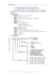 XMT8000智能双排显示PID温度调节仪