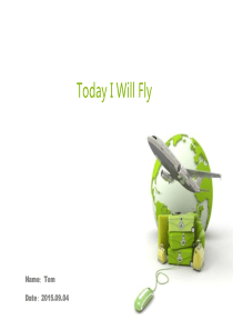 Today I will fly_Tom