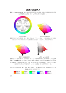 蒙赛尔表色体系