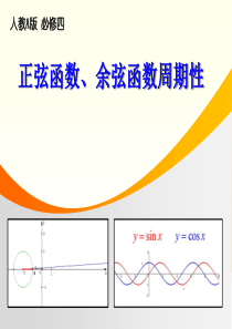 1.4.2正弦函数、余弦函数的周期性 课件(人教A版必修4)