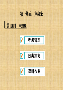 2015届九年级中考物理复习专题《声现象》课件(共23张PPT)