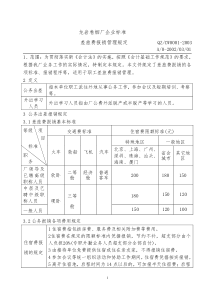 【企业管理】龙岩卷烟厂差旅费报销管理规定(iso)