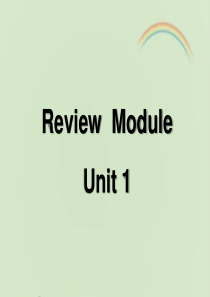 外研版六年级英语下册Review-Module-Unit1课件-新版(一起点)