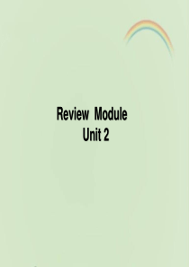 外研版六年级英语下册Review-Module-Unit2课件-新版(一起点)