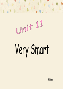 青少版新概念1A-unit11-Very-Smart