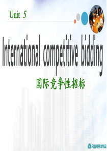 unit-5-international-competitive-bidding