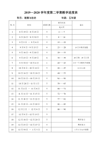 部编五年级上道德与法治教案