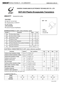 2SC4177贴片三极管-SOT-323三极管封装2SC4177规格参数