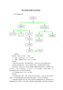 稻谷质量及储存品质检验