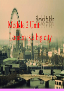 四年级下册module2unit1London is a big city