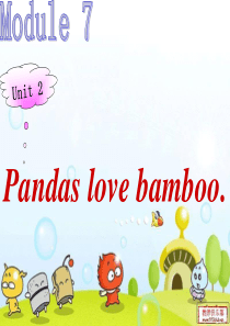 Pandas love bamboo!