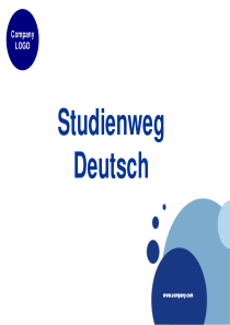 德语学习讲义Studienweg Deutsch L1讲义