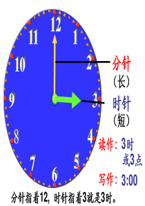 认识时间整点半点PPT