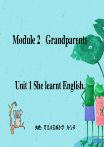 She_learnt_English__课件