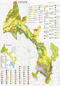 甘肃省地质图
