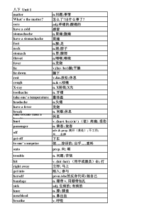 2016新版人教版八年级下册英语单词