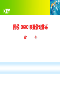 国税ISO9001质量管理体系简介（PPT 50页）