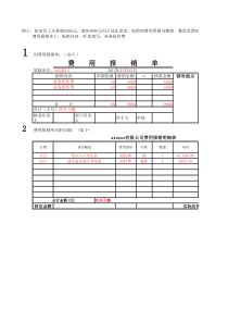 费用报销明细表