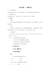 小学语文修辞手法讲解及练习(比喻拟人排比反问设问)全解