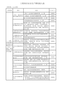 安全文明施工措施费计划书(较全)