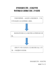 二实验物资输送管理流程