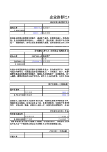 财务指标比率计算器