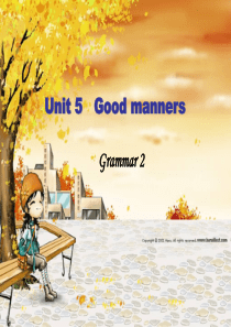 最新译林版八年级下册英语Unit5grammar2