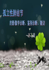 《肺结节》ppt课件