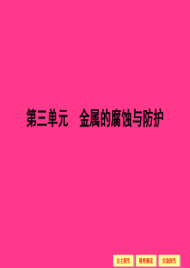 2013-2014学年高中化学选修四：专题一 第三单元 金属的腐蚀与防护 探究课件(苏教版选修4)