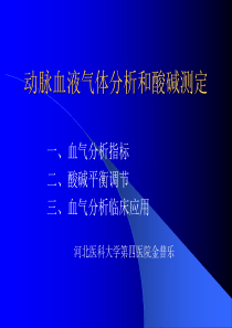 血气分析精美课件