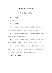 质量承诺及保证措施（DOC31页）