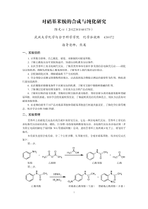 对硝基苯胺的合成与纯化研究