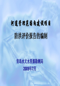 防洪评价课件