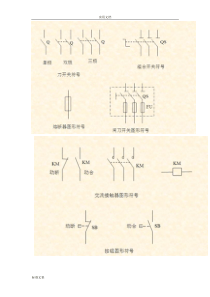 常用电气图形大全、符号大全