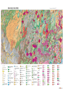 中国各省地质图6(高清彩图)