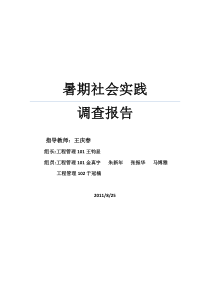 “农村城镇化”建设调查报告