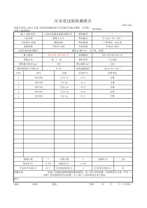 压实度试验报告