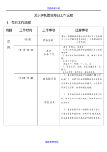 【参考借鉴】托管班每日工作流程.doc