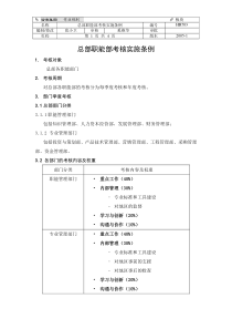 大型房地产集团总部职能部考核实施条例