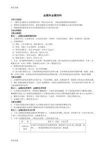 【教育资料】2018学年初三化学人教版(下)《金属和金属材料》全章复习与巩固[知识点总结+例题演练学